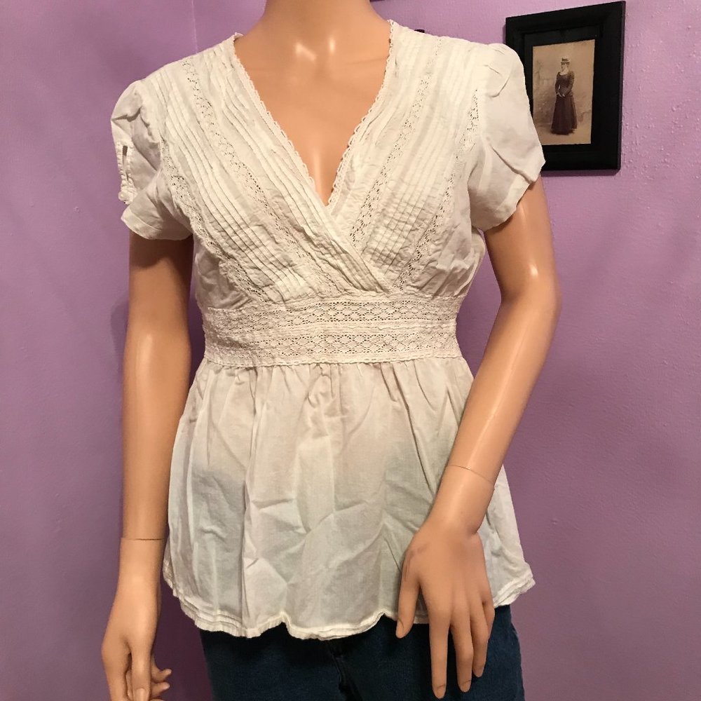Cotton and Lace blouse